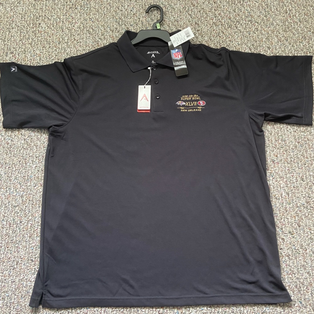 Super Bowl XLVII Shirt. Baltimore Ravens & San Francisco 2013.